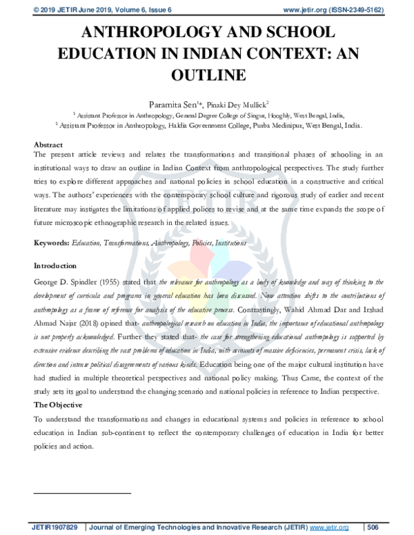 Anthropology research paper pdf picture