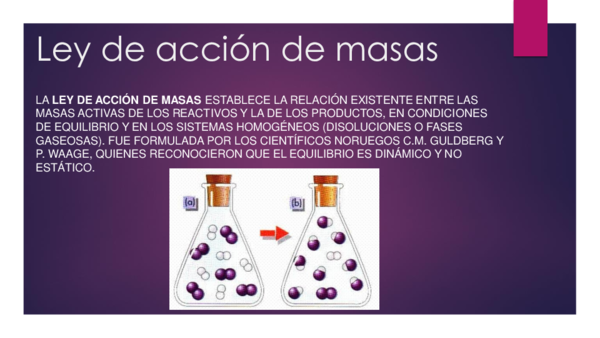 (PPT) ley de accion de masas