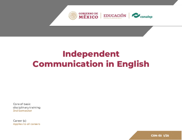 (PDF) Colegio Nacional de Educación Profesional Técnica