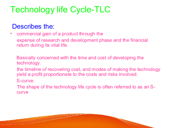 (PDF) Technology life Cycle-TLC