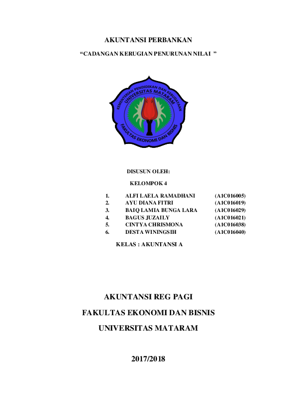 (DOC) MAKALAH TENTANG CKPN baiq lamia bunga lara (DOC) MAKALAH TENTANG CKPN baiq lamia bunga lara