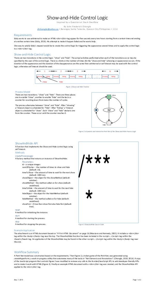 (PDF) Show-and-Hide Control Logic Inspired by a Question at Stack ...