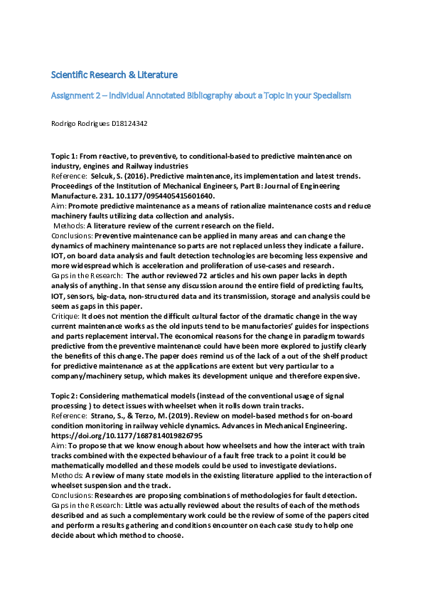 Annotated bibliography format image