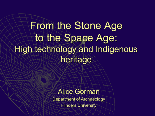(PDF) From the Stone Age to the Space Age: High technology and ...