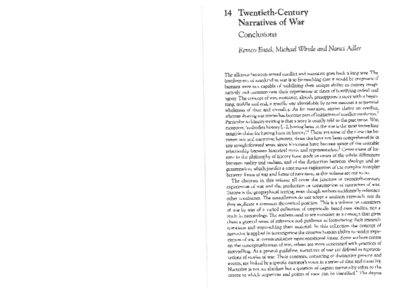 (PDF) Narratives of War. Remembering and Chronicling Battle in ...