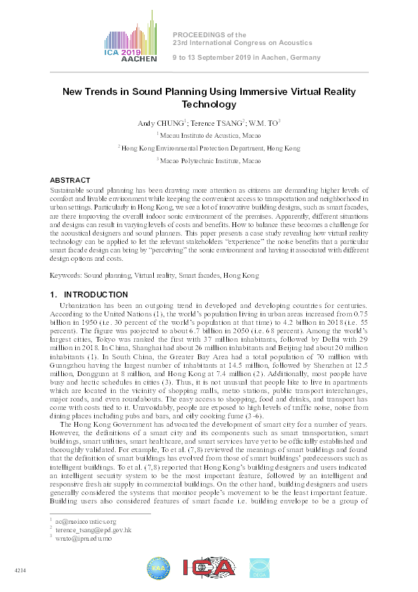 (PDF) New Trends in Sound Planning Using Immersive Virtual Reality ...