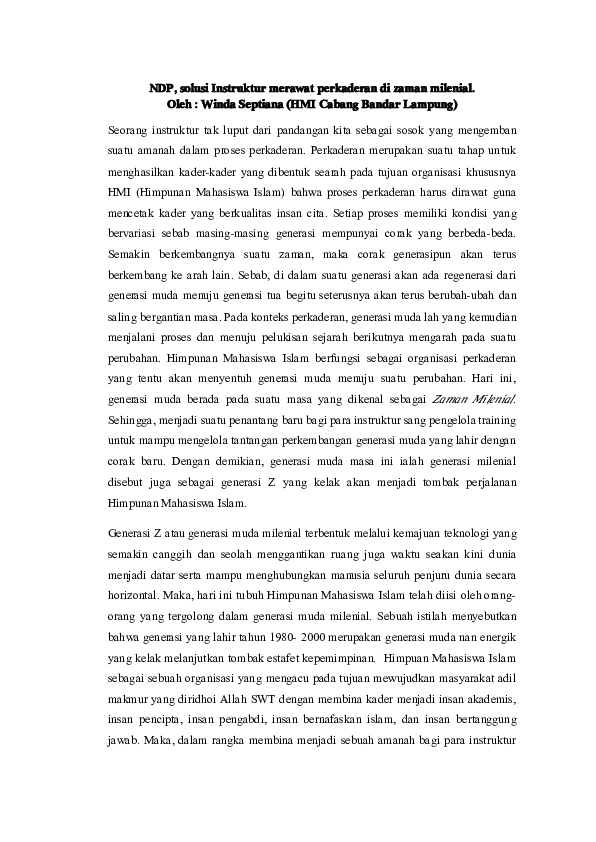 Essay perkaderan hmi 02 image