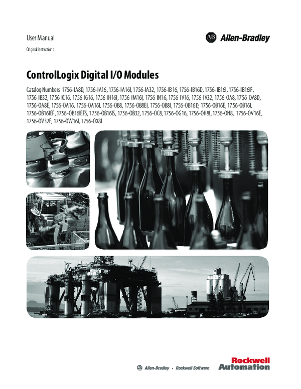 (PDF) ControlLogix Digital I/O Modules User Manual Original
