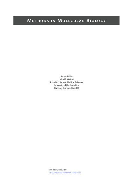 (PDF) Cereal Genomics Methods and Protocols