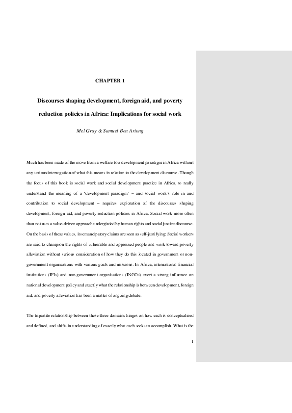 Development in africa essay picture