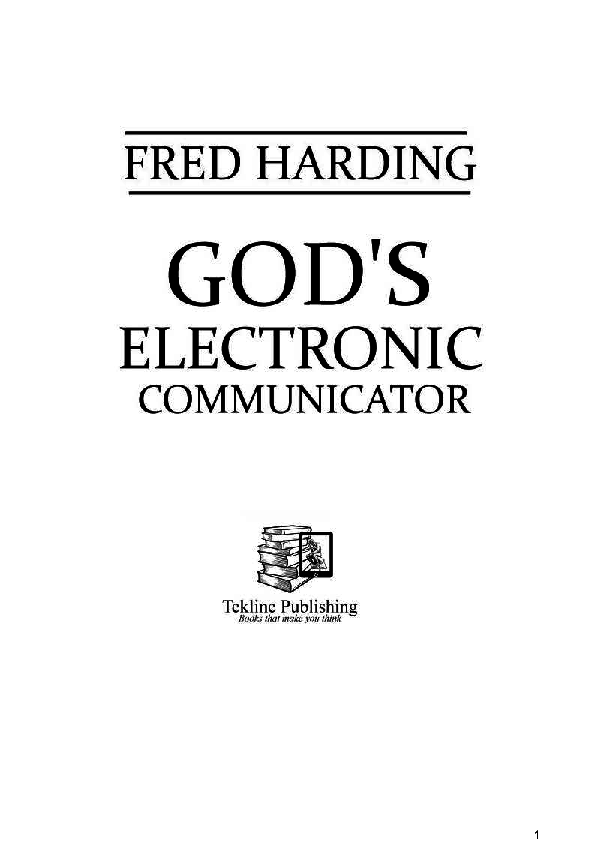 (PDF) God's Electronic Communicator