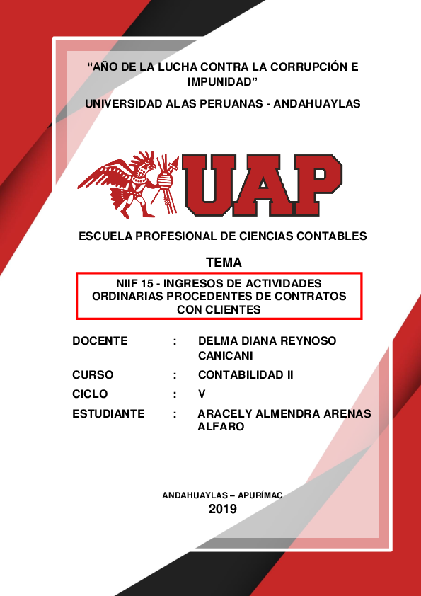 NIFF 15 UAP COMPLETO