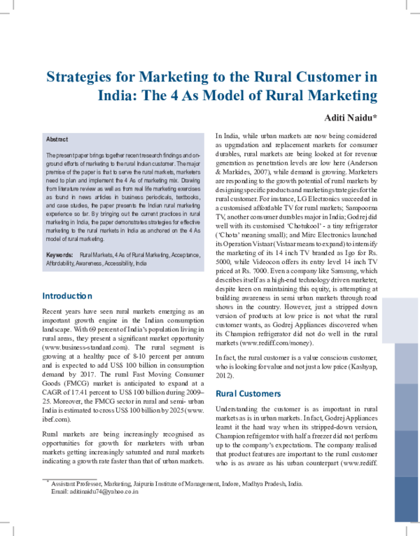  Rural Marketing Features What Is Rural Marketing Features Challenges Potential And 