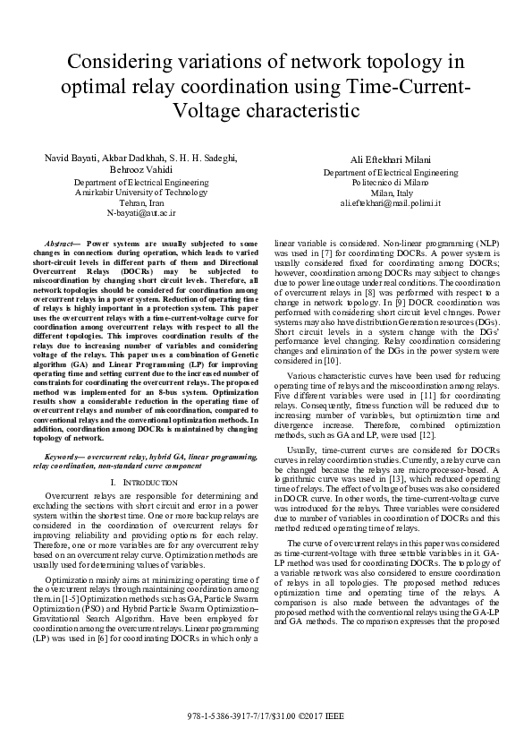 (PDF) Considering variations of network topology in optimal relay ...