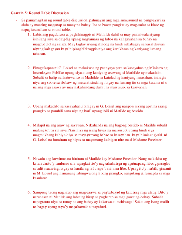 (DOC) Gawain 5: Round Table Discussion