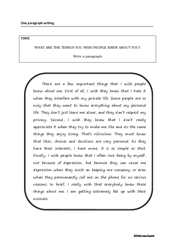 (PDF) Writing about Wishes | Mubarak Abdessalami - Academia.edu