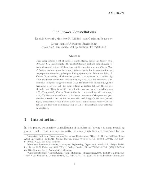 (PDF) The Flower Constellations