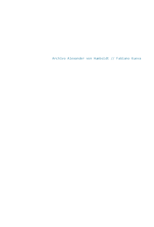 PDF) Archivo Alexander von Humboldt // Fabiano Kueva | Ana Rodriguez -  Academia.edu