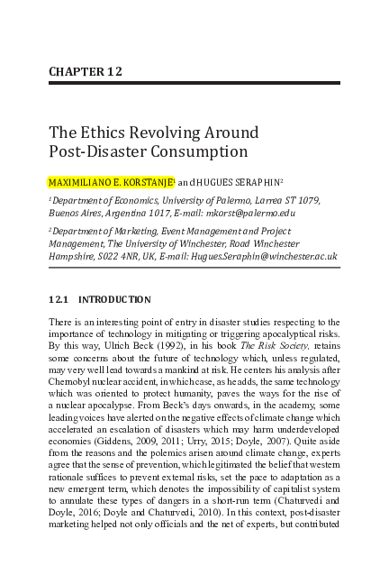 (PDF) POST DISASTER AND POST CONFLICT TOURISM (BOOK)