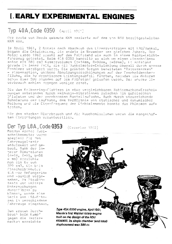 (PDF) Mazda Rotary Engines Early Experimental Engines, Production