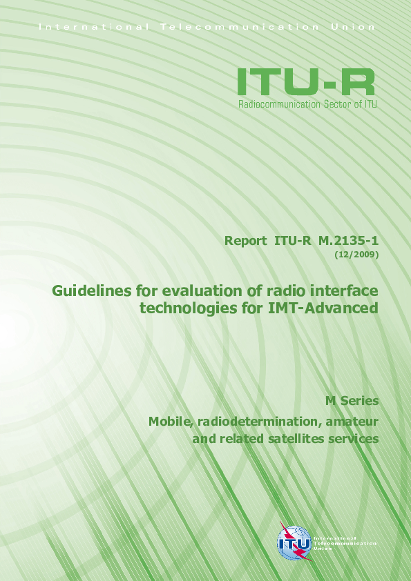 (PDF) Guidelines for evaluation of radio interface technologies for IMT ...