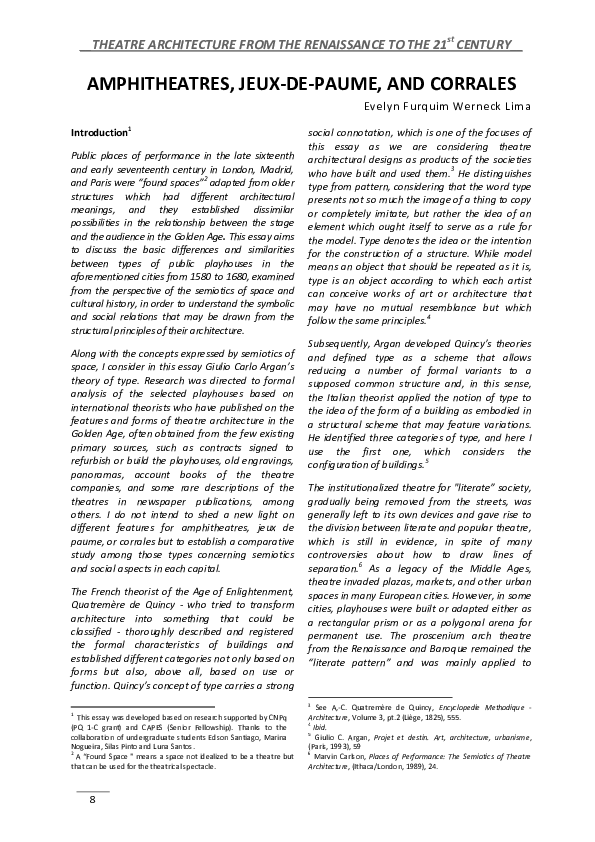 rampe theatre definition