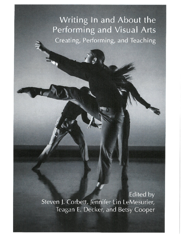 (PDF) Santoro - Performative Writing as Training in the Performing Arts