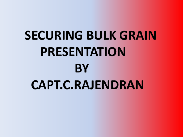 (PPT) Grain Securing Ppt