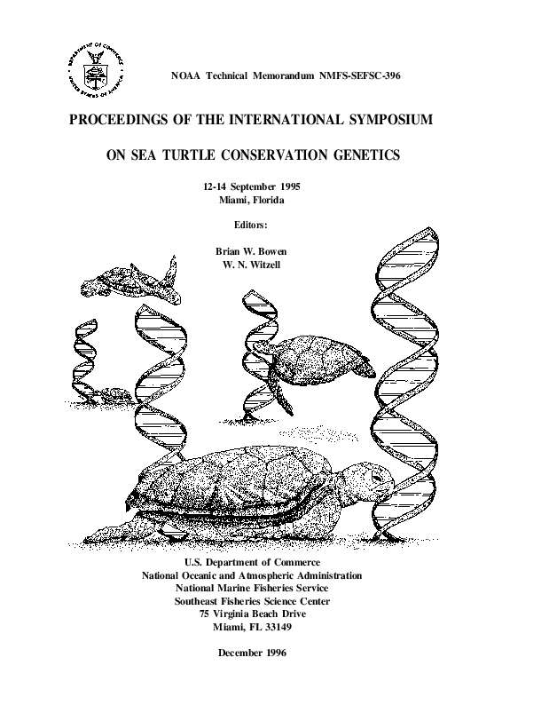 (PDF) Proceedings of the International Symposium on Sea Turtle