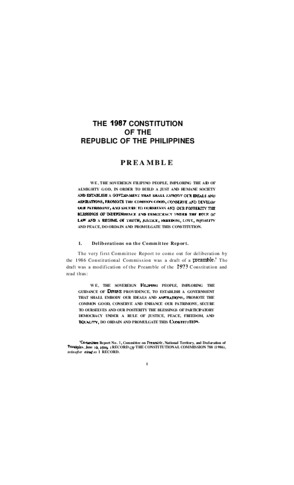 (PDF) Constitutional Law 1 Bernas Trial Razzmatazz Academia.edu