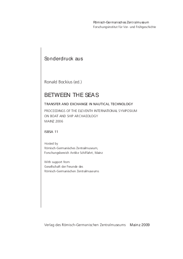 The Ships of the Crusaders. The exchange of nautical expertise between the Mediterranean and the Baltic in medieval time