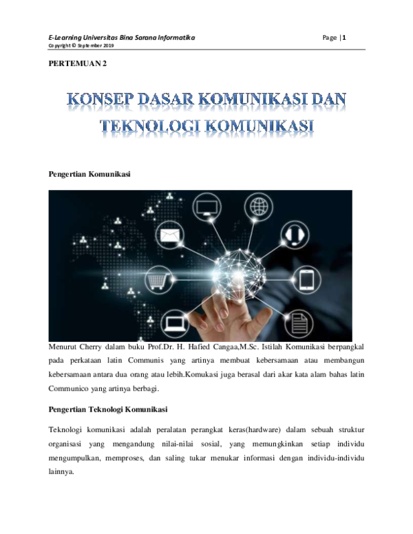 (PDF) E-Learning Universitas Bina Sarana Informatika