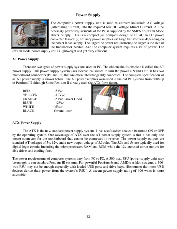 (DOC) Power Supply