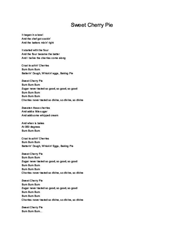 (PDF) Sweet Cherry Pie Grayson Schmitz Academia.edu