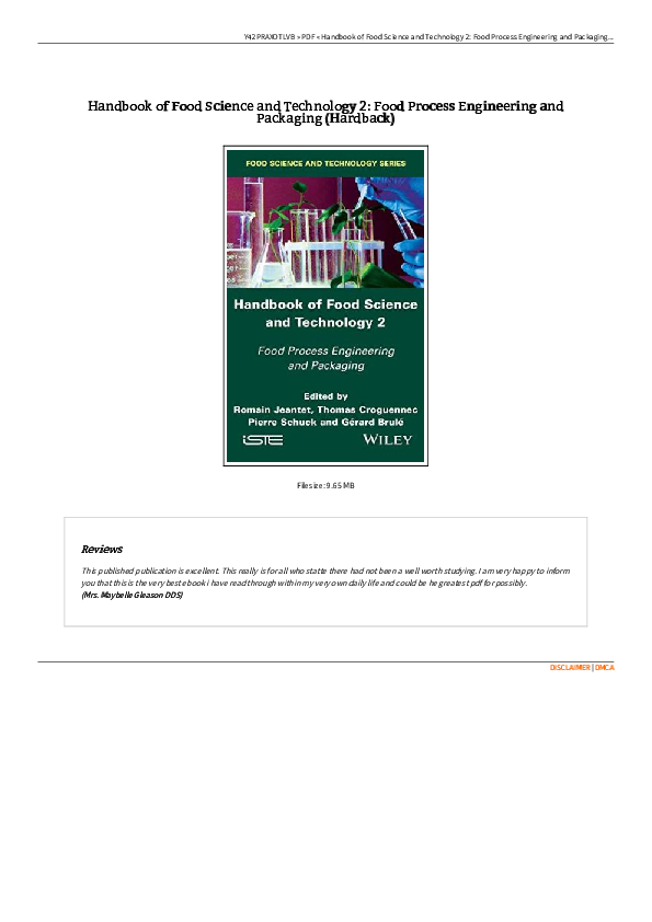 (PDF) Handbook of Food Science and Technology 2 Food Process