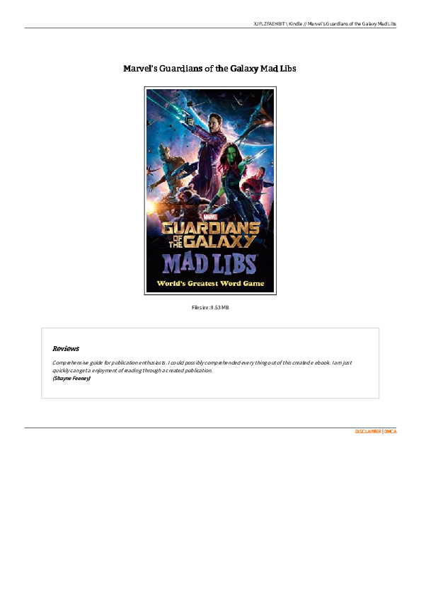 (PDF) Marvel's Guardians of the Galaxy Mad Libs