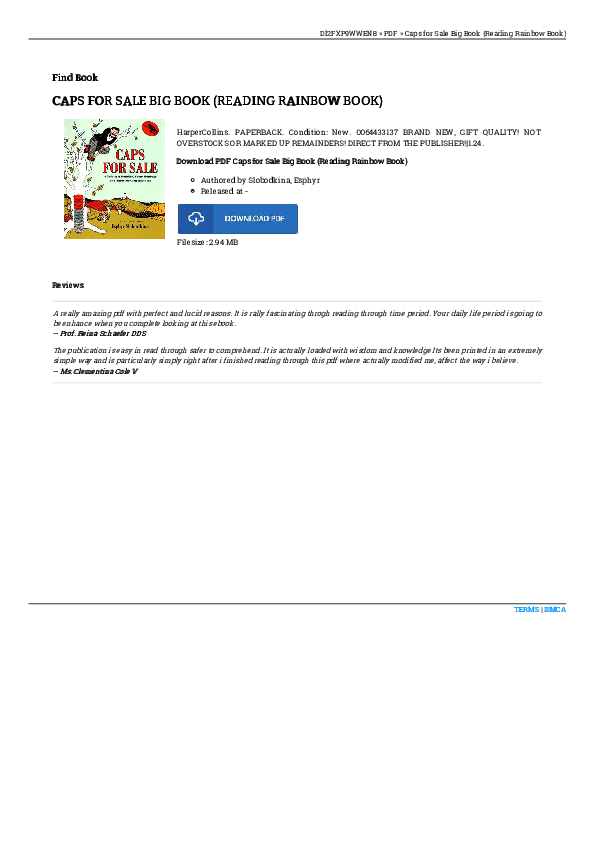 (PDF) CAPS FOR SALE BIG BOOK worry unruly Academia.edu