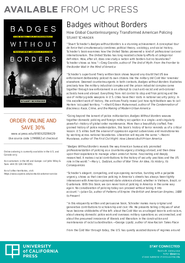 (PDF) Badges Without Borders How Global Counterinsurgency Transformed