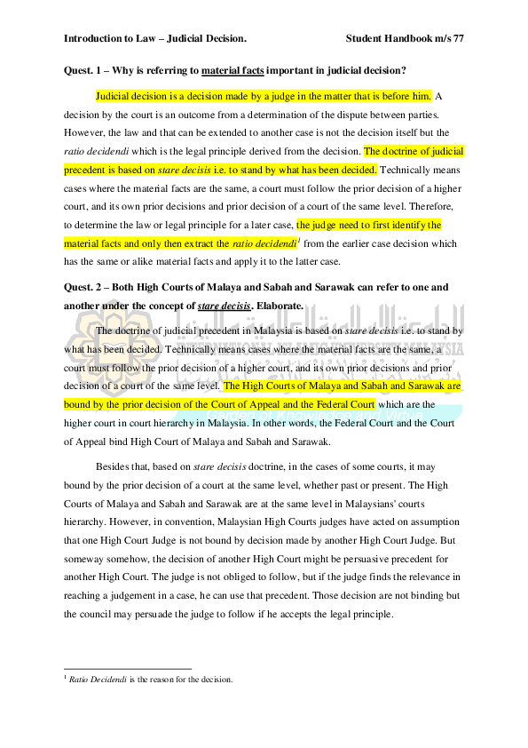  PDF Judicial Precedent In Malaysia Khairil Anwar Mohammad Academia edu