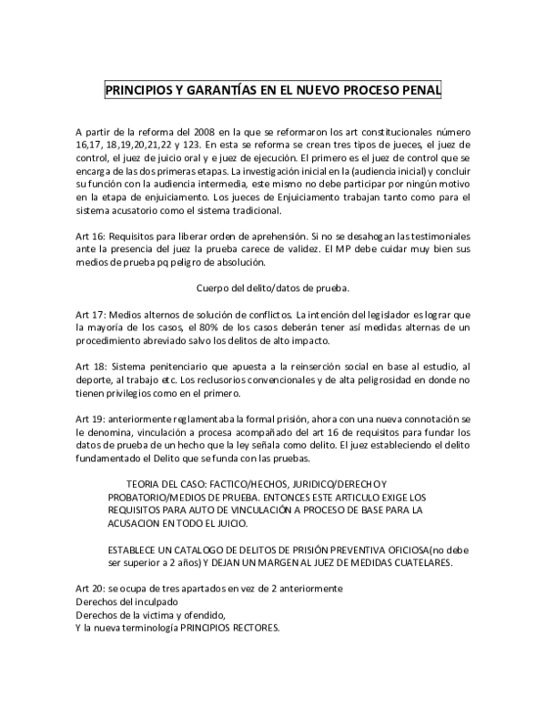 (DOC) PRINCIPIOS Y GARANTÍAS EN EL NUEVO PROCESO PENAL