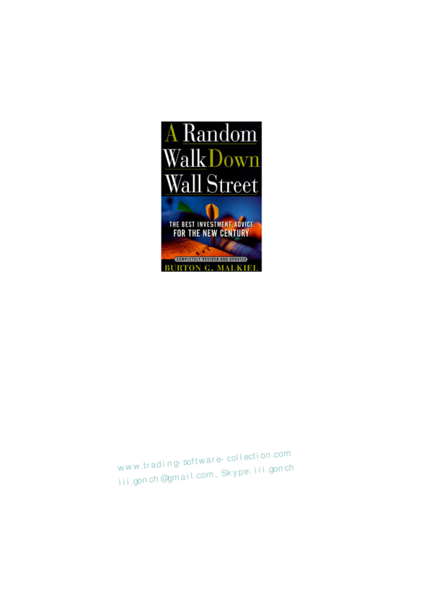 (PDF) A Random Walk Down Wall Street Joseph HE Academia.edu