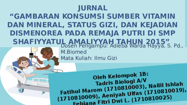 (PPT) REVIEW JURNAL JENIS-JENIS VITAMIN DAN MINERAL