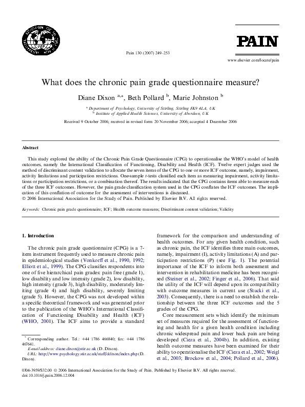 Measuring pain tolerance image