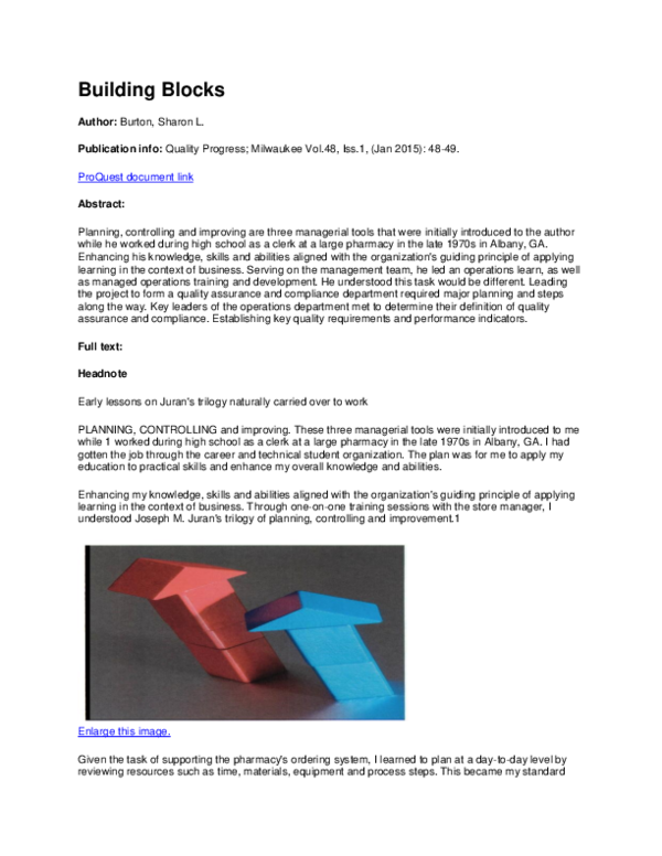 (PDF) Building Blocks