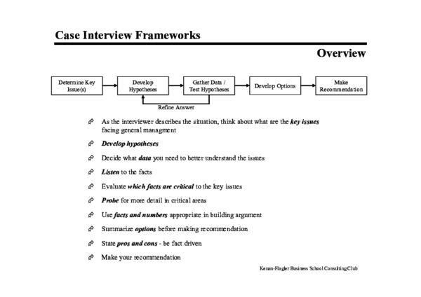 (PDF) Case Frameworks