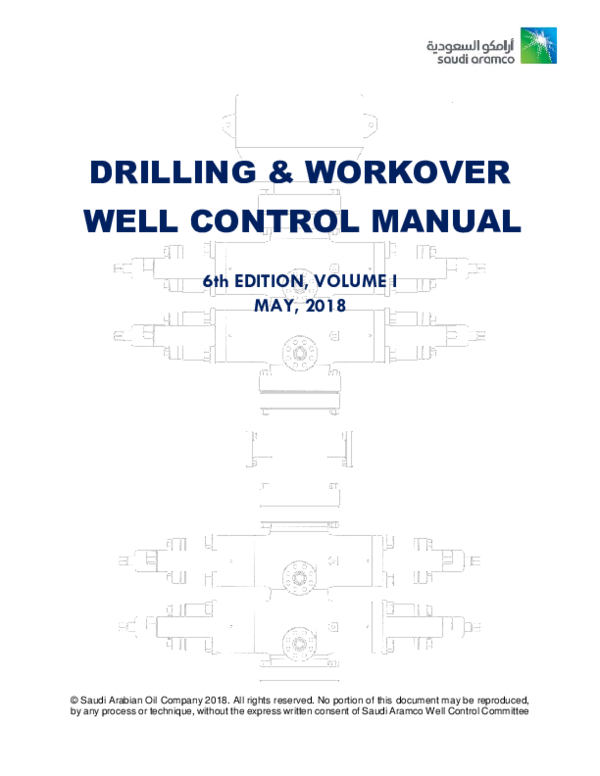 (PDF) Saudi Aramco Well Control Manual 6 th Edition2018 zhiwei zhang