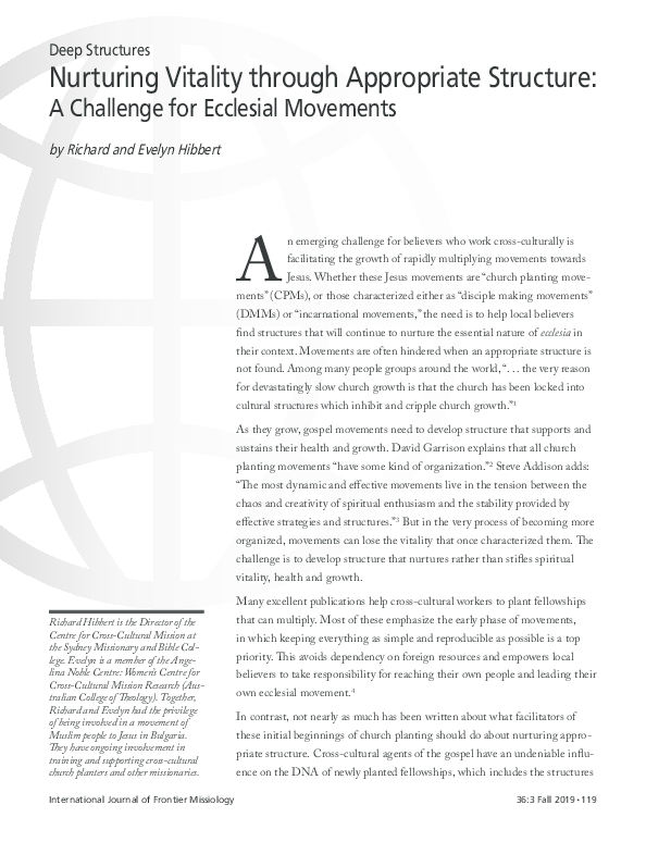 (PDF) Nurturing Vitality through Appropriate Structure: A Challenge for ...