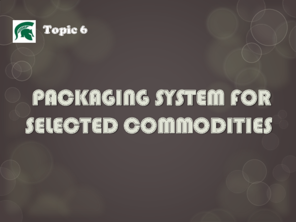 (PDF) PACKAGING SYSTEM FOR SELECTED COMMODITIES | Jaishree ...