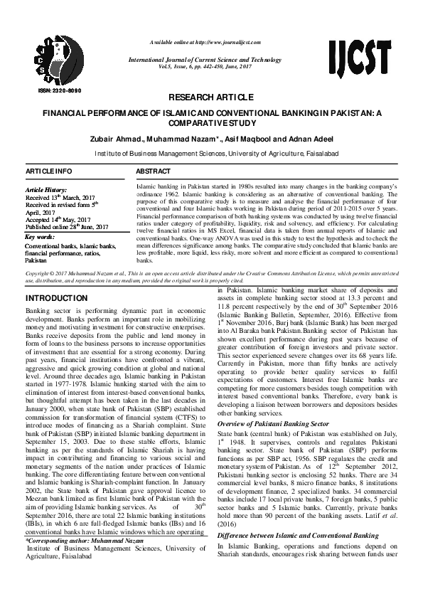 PDF FINANCIAL PERFORMANCE OF ISLAMIC AND CONVENTIONAL BANKING IN