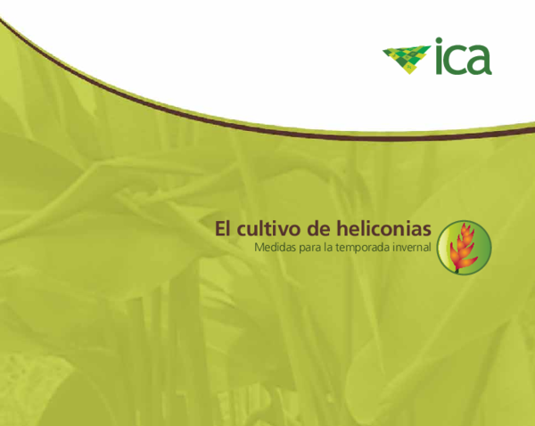 (PDF) El cultivo de heliconias Medidas para la temporada invernal